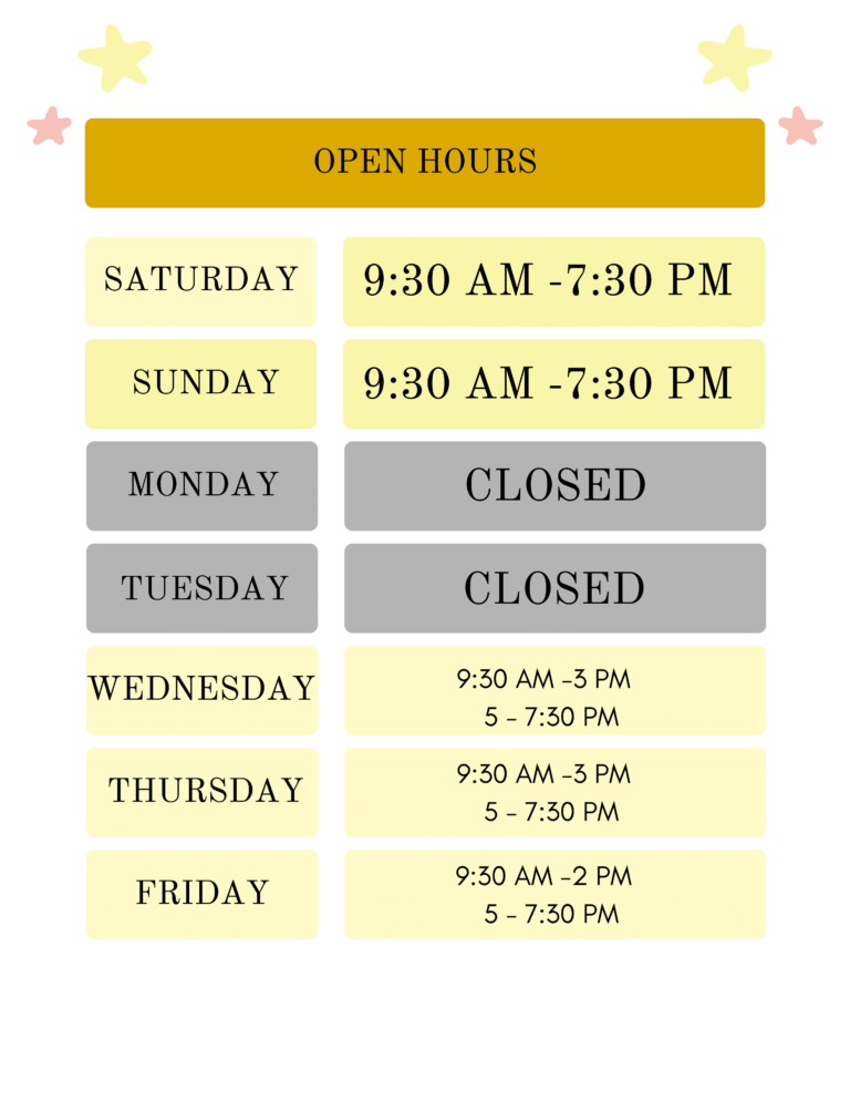 class schedule document in pink blue simple style (1)